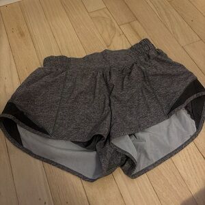 Gray lululemon Women's hotty hot Shorts